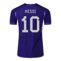 Messi #10 Argentina Jersey 2022 Authentic Away World Cup - THREE STAR - elmontyouthsoccer