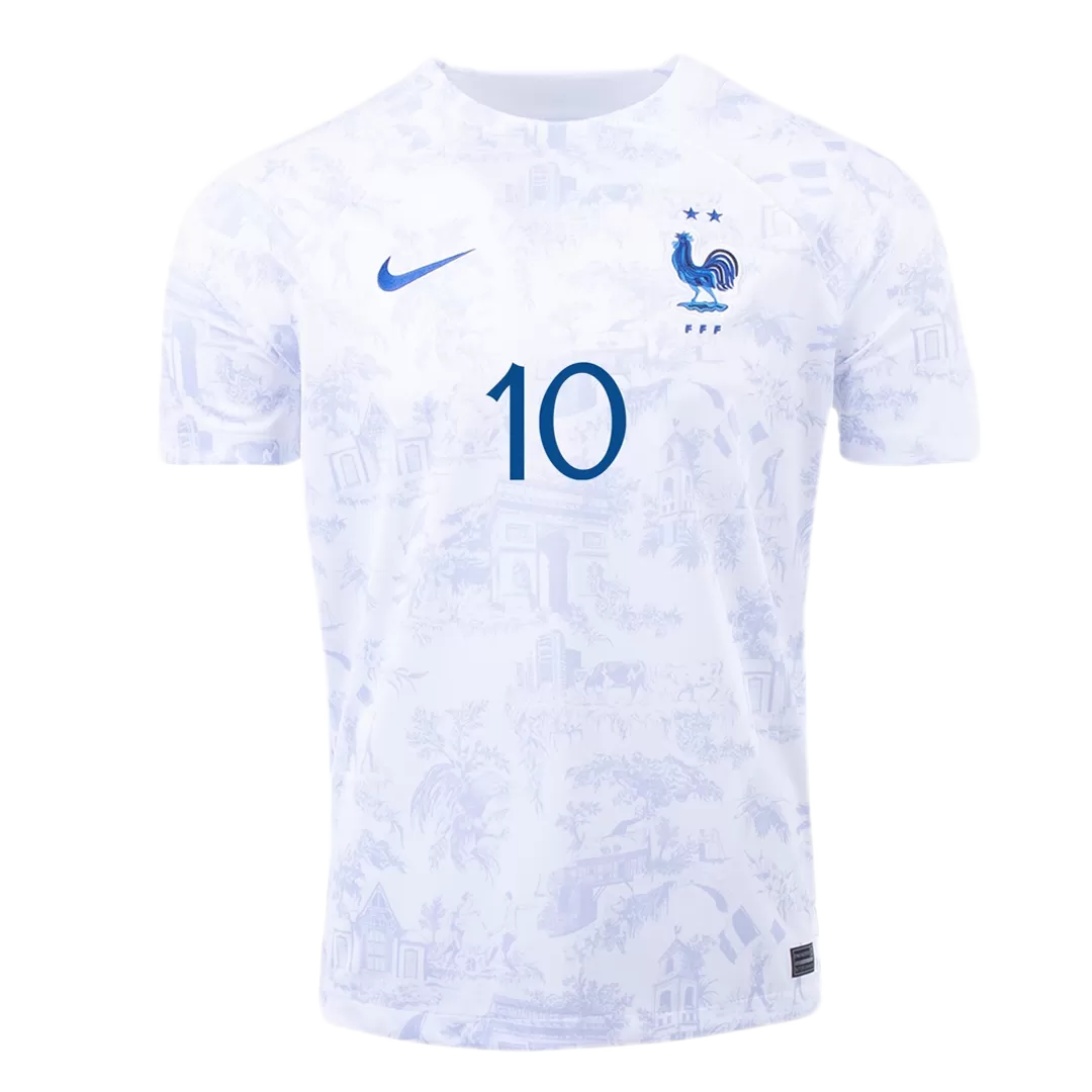 France National Soccer 10 MBAPPE 2022 World Cup Navy Home Replica Jersey