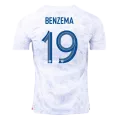 BENZEMA #19 France Jersey 2022 Away World Cup - elmontyouthsoccer