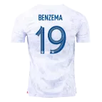 BENZEMA #19 France Jersey 2022 Away World Cup - elmontyouthsoccer