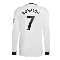 Ronaldo #7 Manchester United Away Jersey 2022/23 - Long Sleeve - elmontyouthsoccer