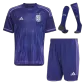 Youth Argentina Jersey Whole Kit 2022 Away World Cup - elmontyouthsoccer
