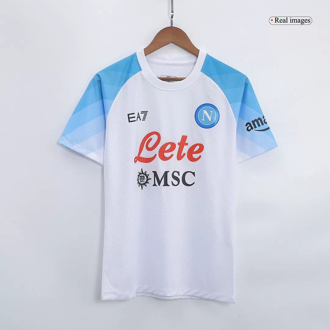 2021/22 SSC Napoli Authentic Away White Jersey