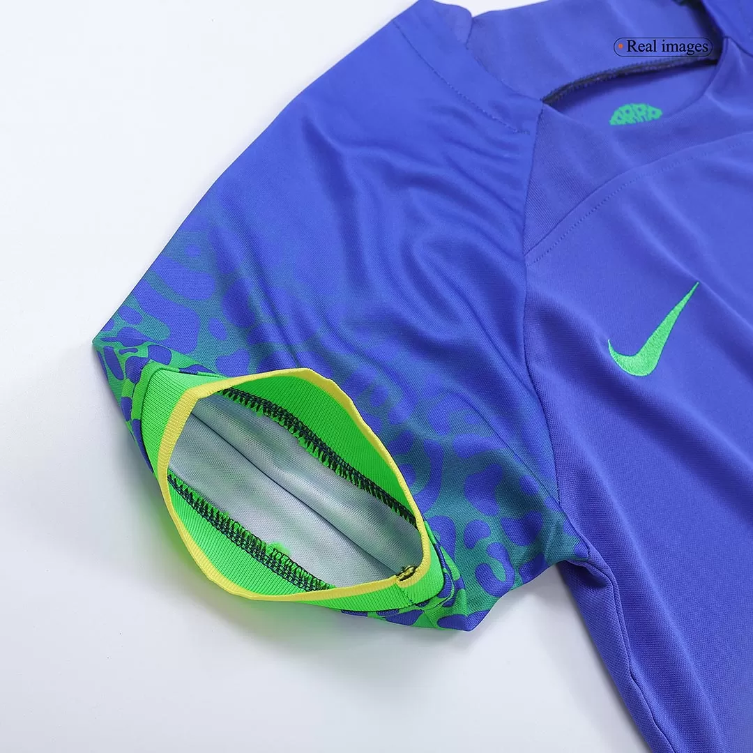 Brazil Away Soccer Jersey 2022 - World Cup 2022