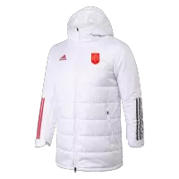 Spain Training Winter Jacket 2022 - White - elmontyouthsoccer