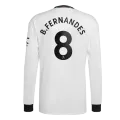 B.FERNANDES #8 Manchester United Away Jersey 2022/23 - Long Sleeve - elmontyouthsoccer