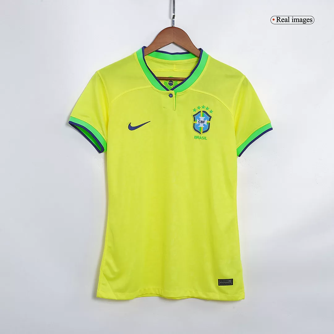 Brazil 2023 Home Women's World Cup Women Soccer Jersey - Zorrojersey-  Professional Custom Soccer Jersey Online Store