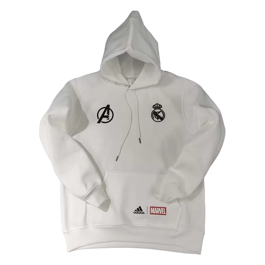 Real Madrid Hoodie Sweatshirt 2022/23 - White | Elmont Youth Soccer