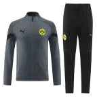 Borussia Dortmund Jacket Tracksuit 2022/23 - Gray - elmontyouthsoccer