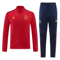 Spain Jacket Tracksuit 2022/23 - Red - elmontyouthsoccer