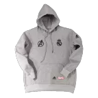 Real Madrid Hoodie Sweatshirt 2022/23 - Gray - elmontyouthsoccer