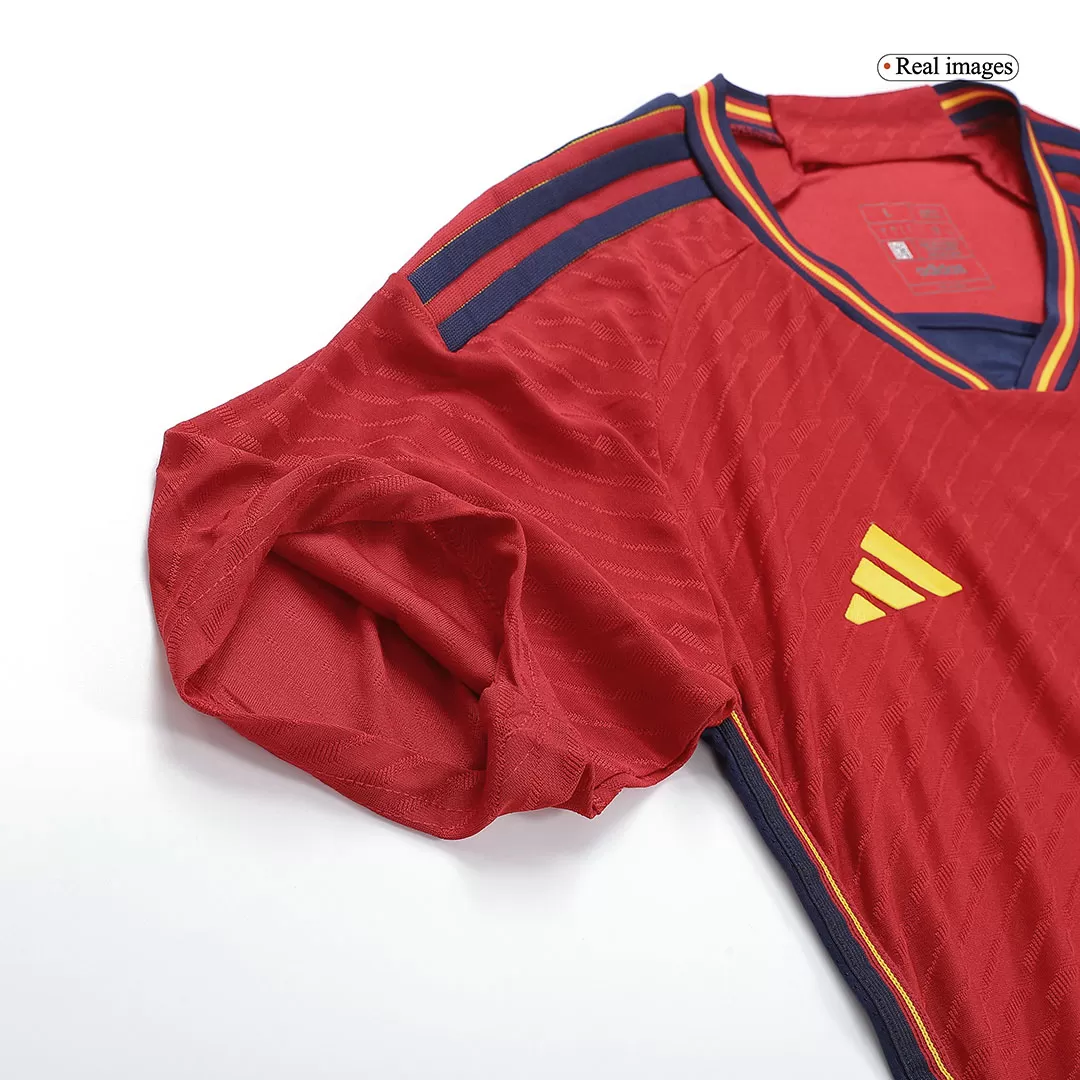 ADIDAS SPAIN WORLD CUP 2022 HOME PEDRI JERSEY - Soccer Plus