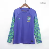 Brazil Away Jersey 2022 - Long Sleeve World Cup - elmontyouthsoccer