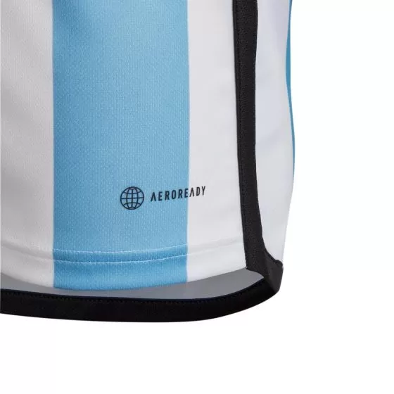 Argentina 22/23 Men Home Jersey MESSI 10 World Cup Patch – Yalla Sports KSA