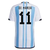 DI MARIA #11 Argentina Jersey 2022 Authentic Home World Cup - elmontyouthsoccer