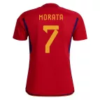 MORATA #7 Spain Jersey 2022 Home World Cup - elmontyouthsoccer