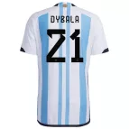 DYBALA #21 Argentina Jersey 2022 Authentic Home World Cup - elmontyouthsoccer