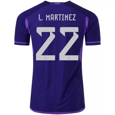 L. MARTINEZ #22 Argentina Jersey 2022 Authentic Away World Cup - ijersey