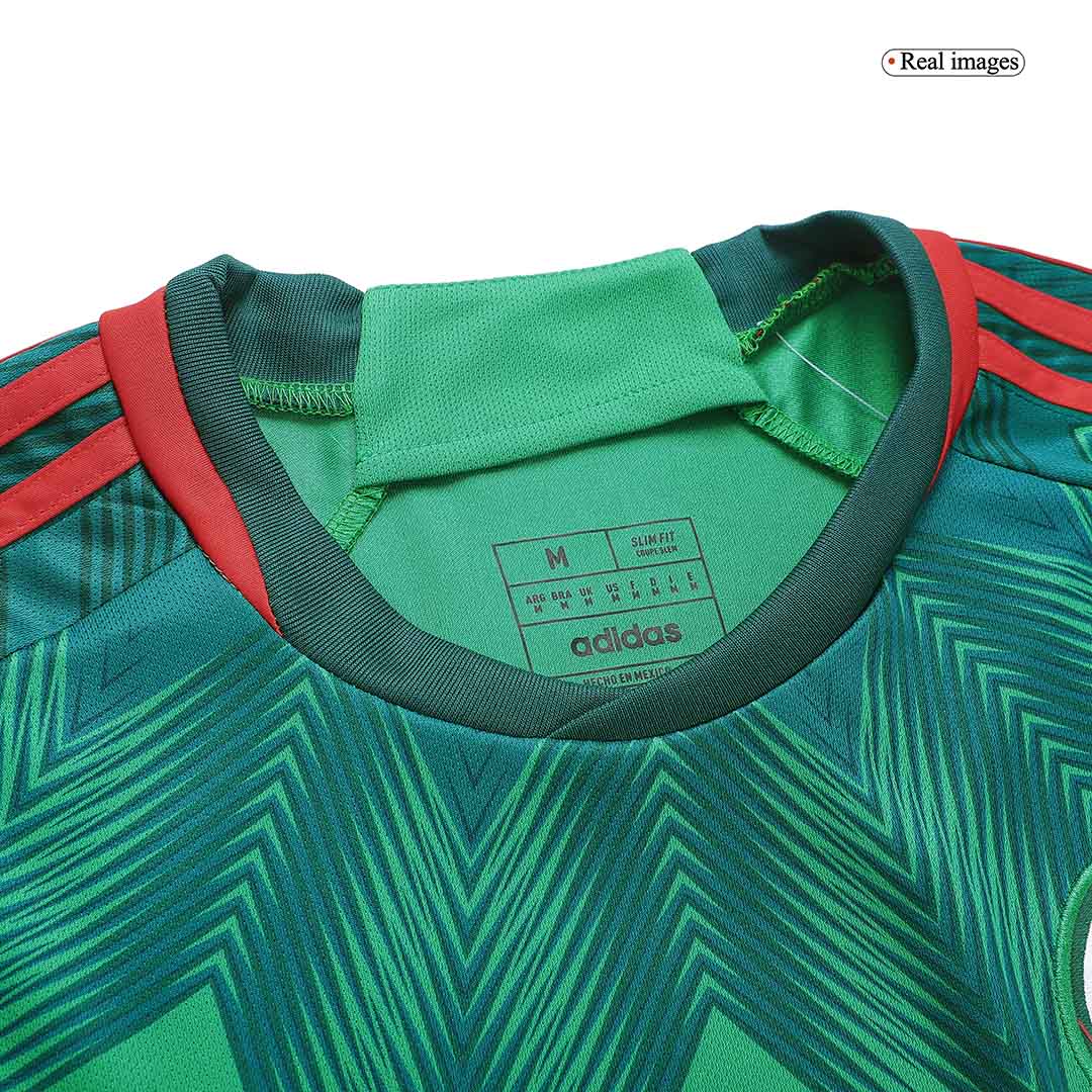 Youth Mexico Jersey Whole Kit 2022 Home World Cup