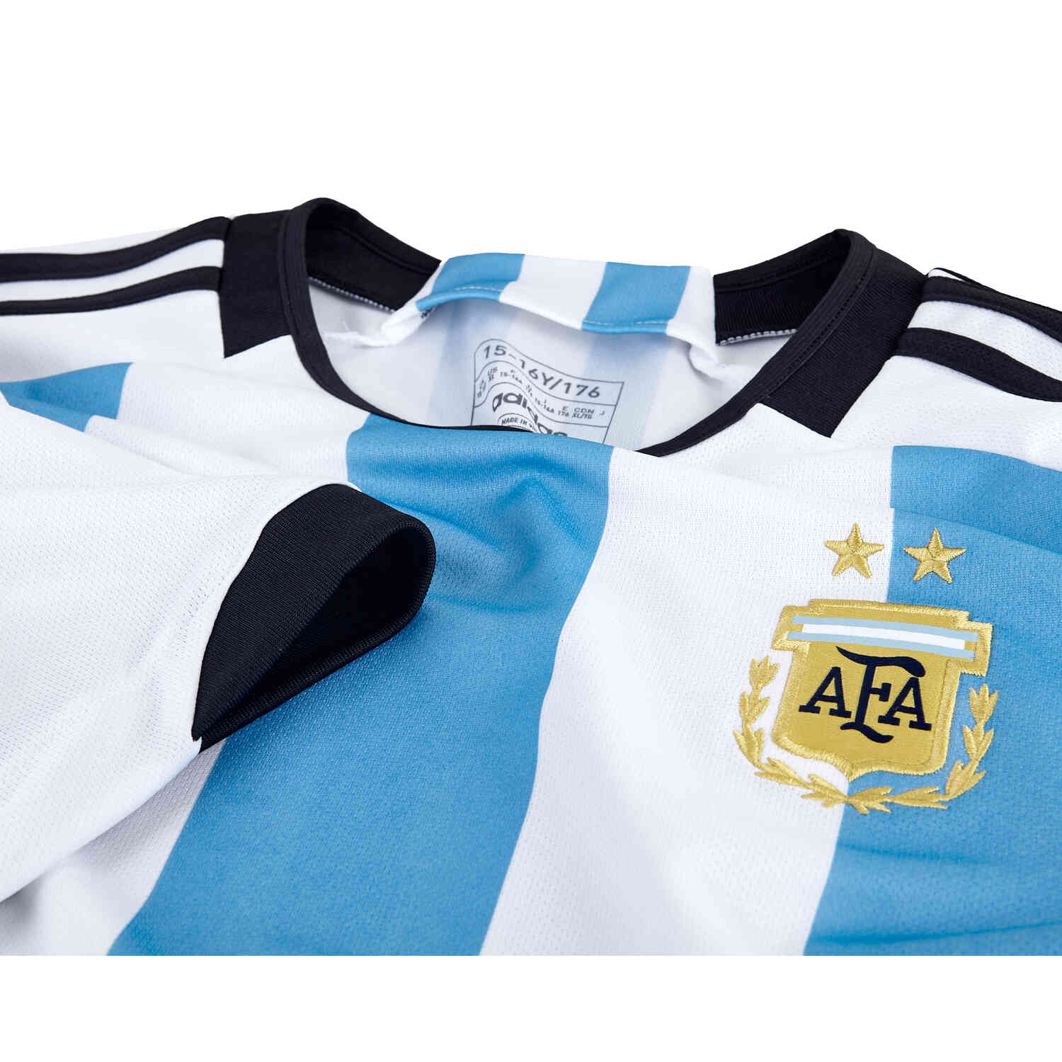 Messi #10 Argentina Jersey 2022 Home Adidas World Cup