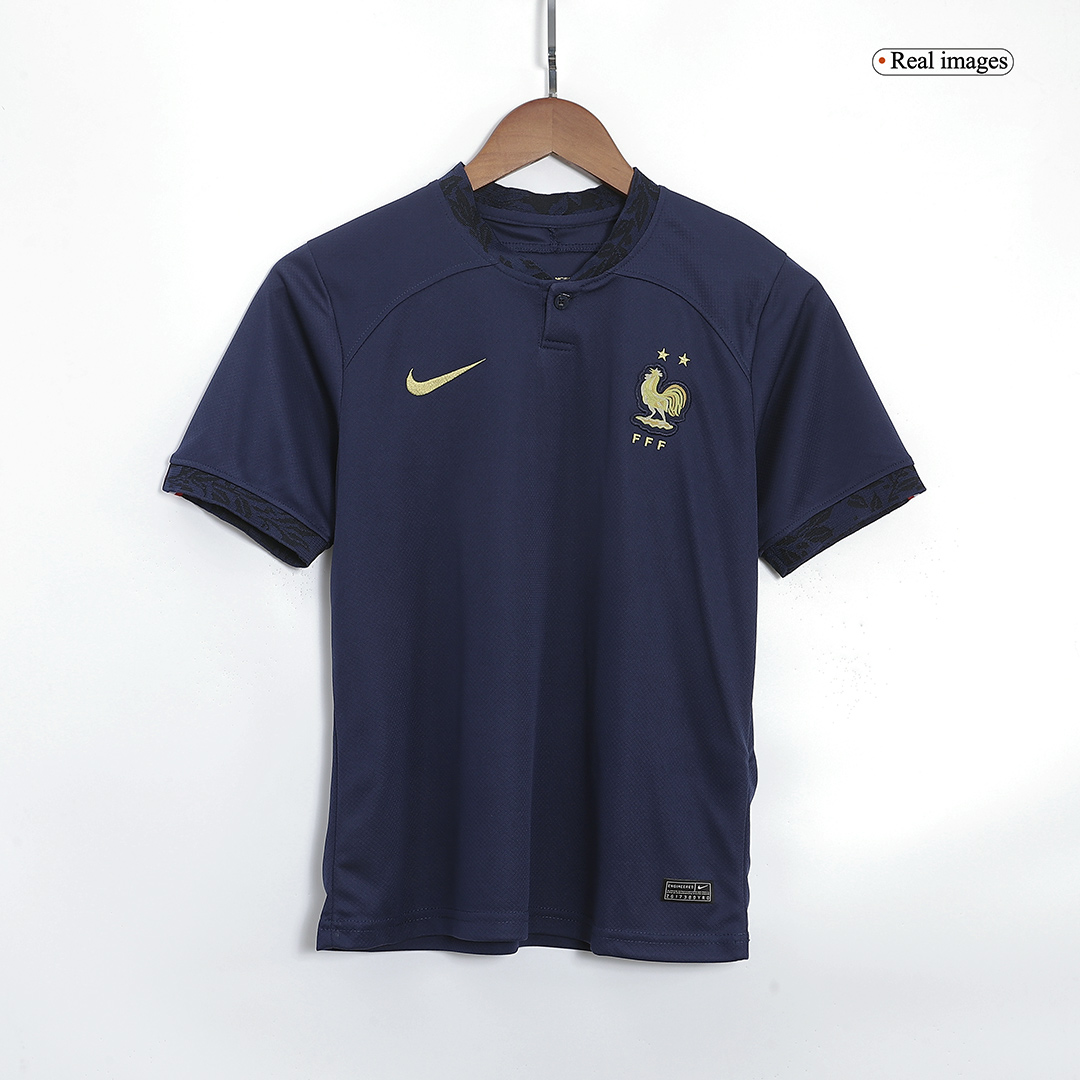 Youth France Jersey Kit 2022 Home World Cup - ijersey