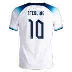 STERLING #10 England Jersey 2022 Authentic Home World Cup - elmontyouthsoccer