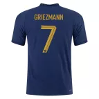 GRIEZMANN #7 France Jersey 2022 Authentic Home World Cup - elmontyouthsoccer