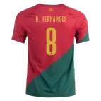 B.FERNANDES #8 Portugal Jersey 2022 Home World Cup - elmontyouthsoccer