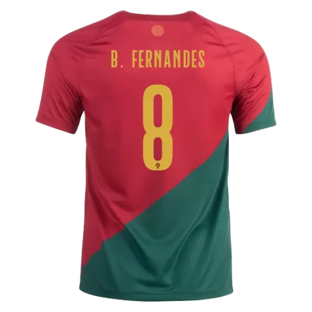 B.FERNANDES #8 Portugal Jersey 2022 Home World Cup - ijersey