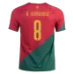 B.FERNANDES #8 Portugal Jersey 2022 Home World Cup - ijersey