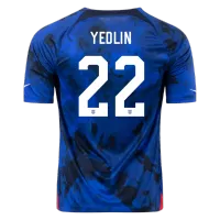 YEDLIN #22 USA Jersey 2022 Away World Cup - elmontyouthsoccer