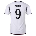 WERNER #9 Germany Jersey 2022 Authentic Home World Cup - elmontyouthsoccer