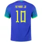 NEYMAR JR #10 Brazil Jersey 2022 Authentic Away - elmontyouthsoccer