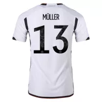 MÜLLER #13 Germany Jersey 2022 Authentic Home World Cup - elmontyouthsoccer