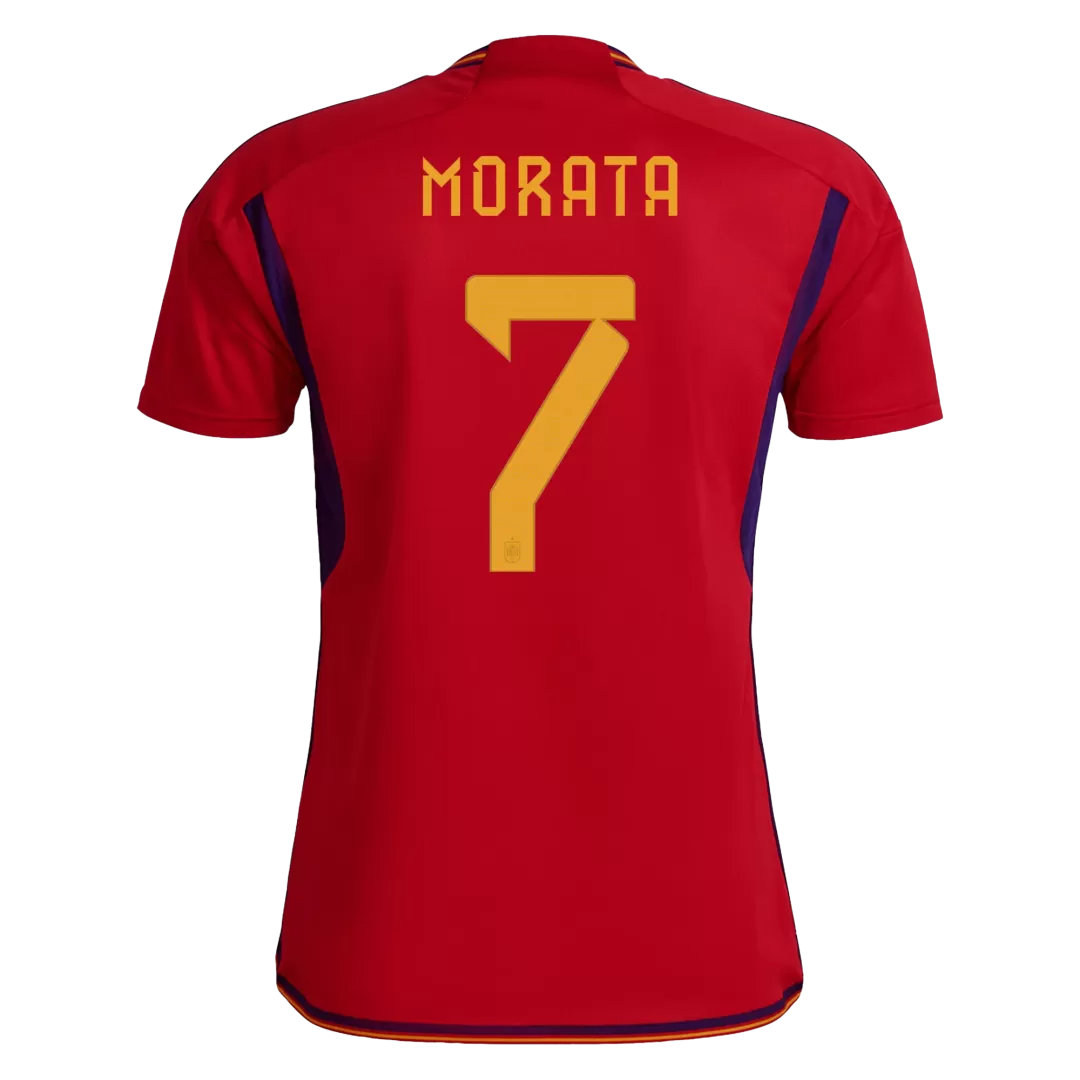 Spain Jersey Kit 2022 Home World Cup