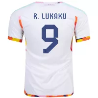 R.LUKAKU #9 Belgium Jersey 2022 Away World Cup - elmontyouthsoccer
