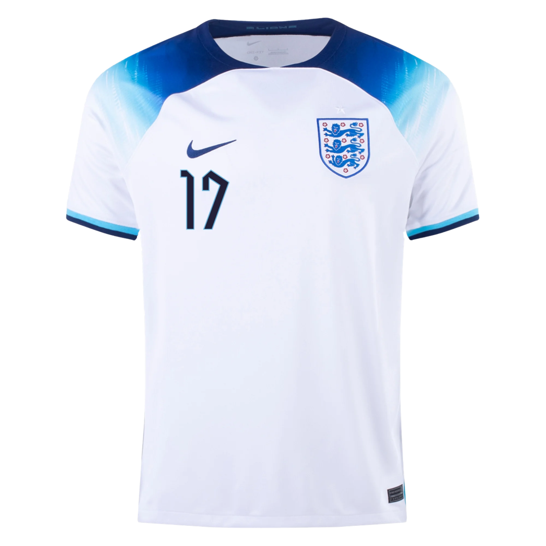 SAKA #17 England Jersey 2022 Home World Cup - ijersey