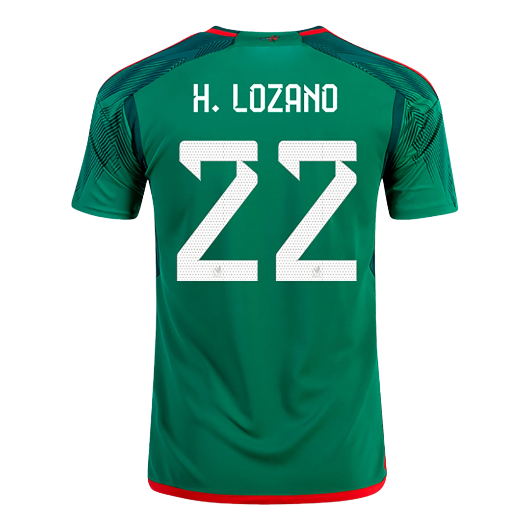 H.LOZANO #22 Mexico Jersey 2022 Home World Cup - ijersey