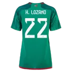 H.LOZANO #22 Mexico Jersey 2022 Home - Women - elmontyouthsoccer