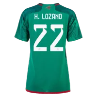 H.LOZANO #22 Mexico Jersey 2022 Home - Women - elmontyouthsoccer