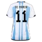 DI MARIA #11 Argentina Jersey 2022 Home - Women World Cup - elmontyouthsoccer