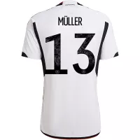 MÜLLER #13 Germany Jersey 2022 Home World Cup - elmontyouthsoccer