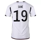 SANÉ #19 Germany Jersey 2022 Authentic Home World Cup - elmontyouthsoccer