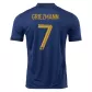 GRIEZMANN #7 France Jersey 2022 Home World Cup - elmontyouthsoccer