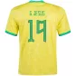 G.JESUS #19 Brazil Jersey 2022 Home World Cup - elmontyouthsoccer
