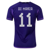 DI MARIA #11 Argentina Jersey 2022 Away World Cup - elmontyouthsoccer