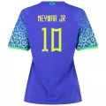 NEYMAR JR #10 Brazil Jersey 2022 Away - Women World Cup - elmontyouthsoccer