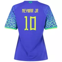 NEYMAR JR #10 Brazil Jersey 2022 Away - Women World Cup - elmontyouthsoccer