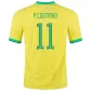 P.Coutinho #11 Brazil Jersey 2022 Authentic Home - elmontyouthsoccer