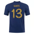 KANTE #13 France Jersey 2022 Authentic Home World Cup - elmontyouthsoccer